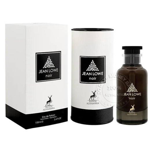 Maison Alhambra Jean Lowe Noir by Maison Alhambra Eau De Parfum Spray (Unisex) 3.4 oz for Men Pack of 4