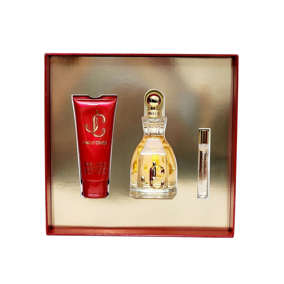 Jimmy Choo I Want Choo Eau de Parfum 3PCS Gift Set For Women