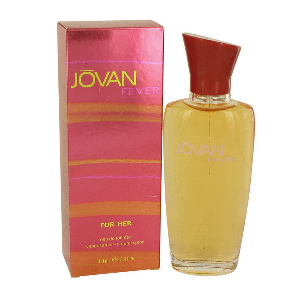Jovan Fever Eau de Toilette 3.4 oz / 100 ml Spray For Women (NOT SEALED)