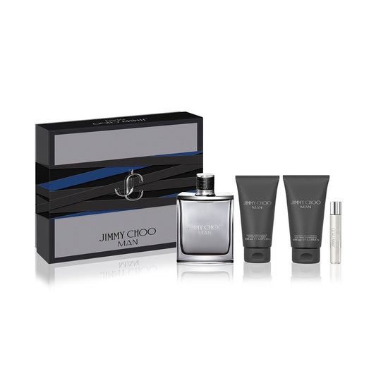 Jimmy Choo Man 4PC Eau De Toilette Gift Set for Men