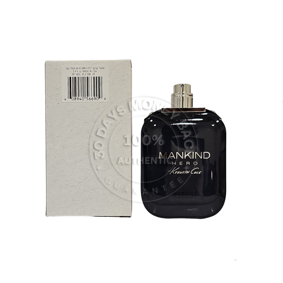 Mankind Hero By Kenneth Cole EDT Spray For Men 3.4 oz / 100 ml - (No Cap)