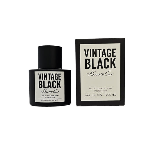 Kenneth Cole Black Vintage Cologne for Men, 3.4 Oz