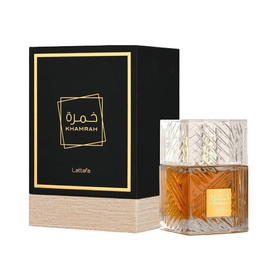 Lattafa Perfumes Khamrah for Unisex Eau de Parfum Spray, 3.4 Ounce