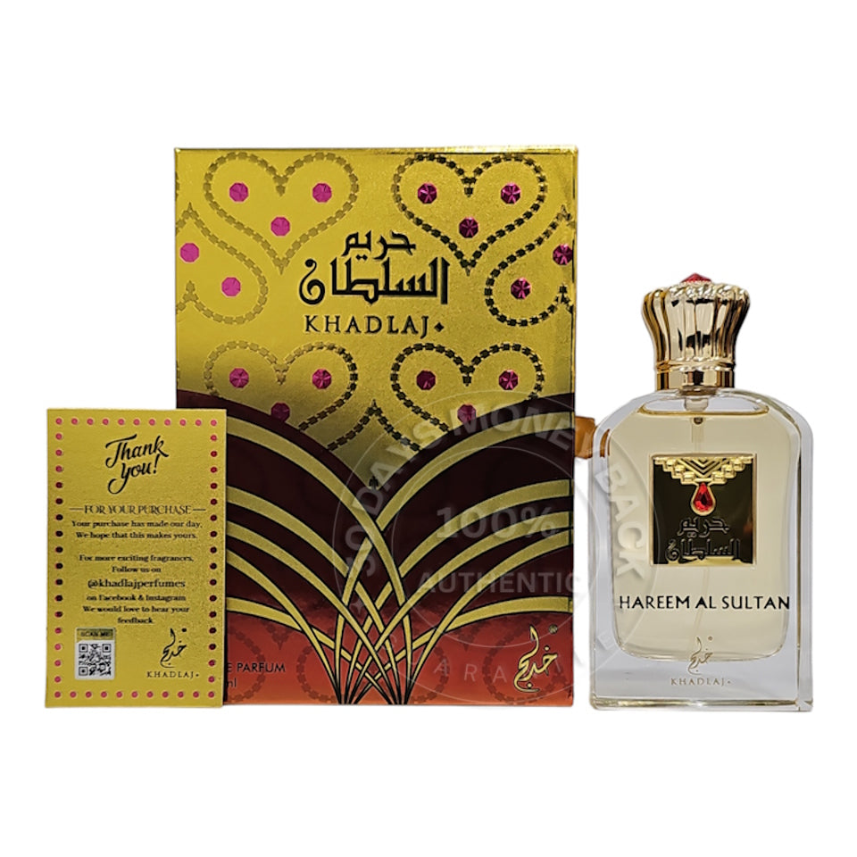 Khadlaj Hareem Al Sultan Gold Concentrated Oil Perfume 75 ml Women Spray