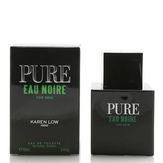 Pure Eau Noire 3.4 oz / 100 ML By Karen Low Eau De Toilette For Men