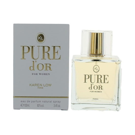 Pure D'or by Karen Low, 3.4 oz Eau De Parfum Spray for Women