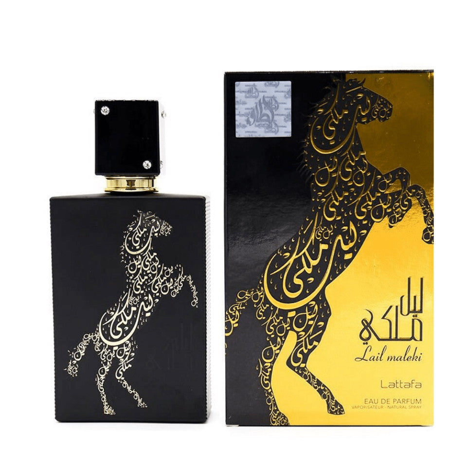 Lattafa Perfumes Lail Maleki for Unisex Eau de Parfum Spray, 3.4 Ounce
