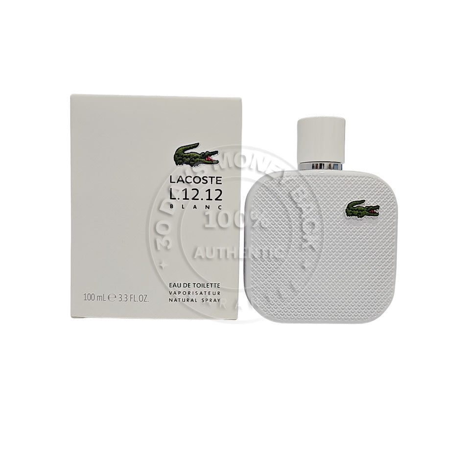 Lacoste Eau De Lacoste L.12.12 Blanc Pure Eau De Toilette 3.3 oz / 100 ml Spray