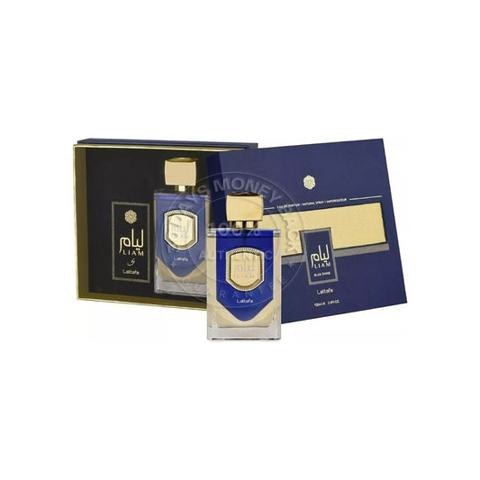 Lattafa Liam Blue Shine Eau De Parfum 3.4 Oz Lattafa Unisex Fragrance