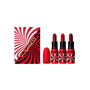 MAC Tiny Tricks Mini Lipstick Trio: Red Gift Set