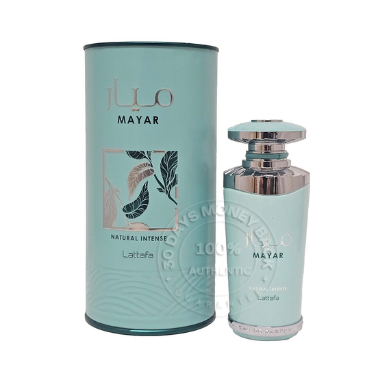 Lattafa Mayar Natural Intense Eau de Parfum Spray for Women, 3.4 Ounce