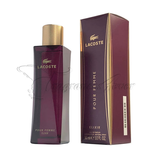 Lacoste Pour Femme Elixir EDP 3 oz / 90 ml For Women Spray