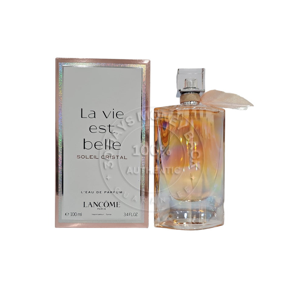 La Vie Est Belle Soleil Cristal Eau De Parfum 3.4 Oz Lancome Women's Perfume