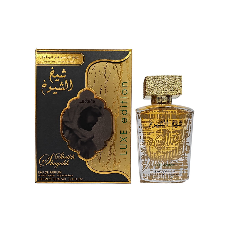 Lattafa Sheikh Al Shuyukh Luxe Edition EDP  3.4 oz / 100 ml Spray For Unisex