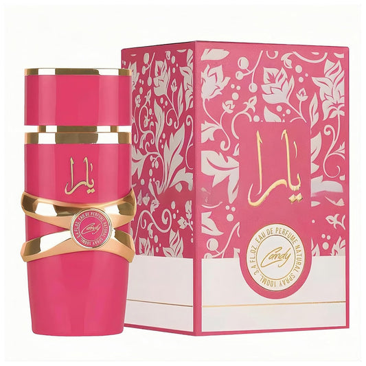 Yara Candy Eau De Parfum Spray 100ML (3.4 OZ) By Lattafa| Indulge In A Playful Burst Of Fruity Sweetness. (PACK OF 3)