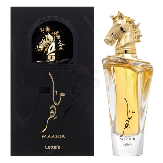 Maahir by Lattafa Eau De Parfum Spray (Unisex) 3.4 oz for Women