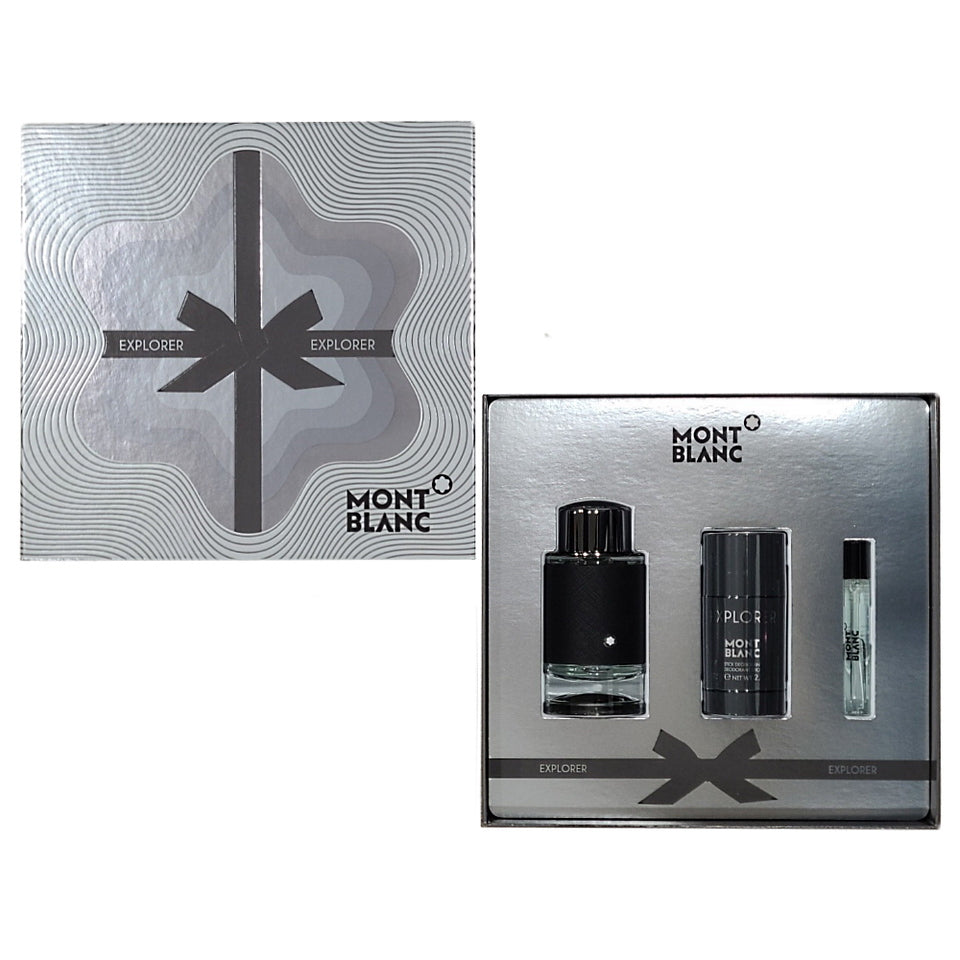 Mont Blanc Explorer Makeup Gift Set for Men - 3 Piece