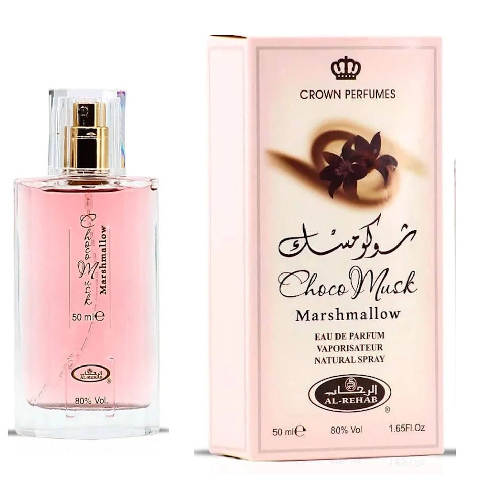 Al - Rehab Choco Musk Marshmallow Eau De Parfum 1.65 oz / 50 ml Spray
