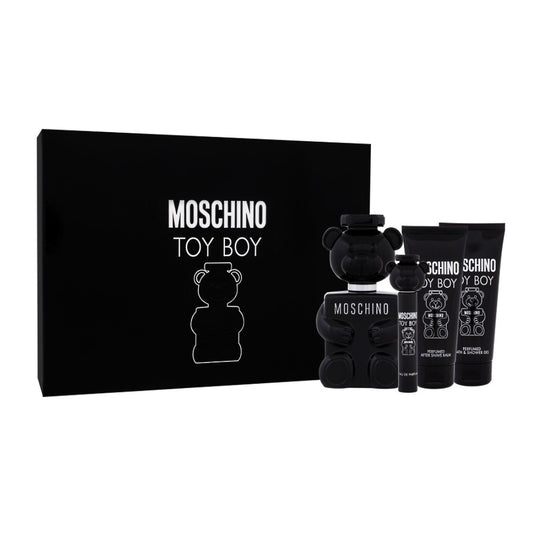 Moschino Toy Boy Men 4 Piece Gift Set 3.4 Oz Eau De Parfum Spray By Moschino