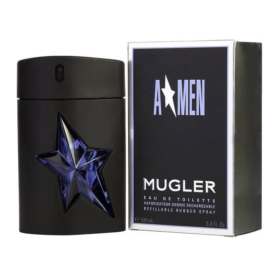 Mugler Amen Eau de Toilette 3.4 oz / 100 ml Refillable Rubber Spray For Men