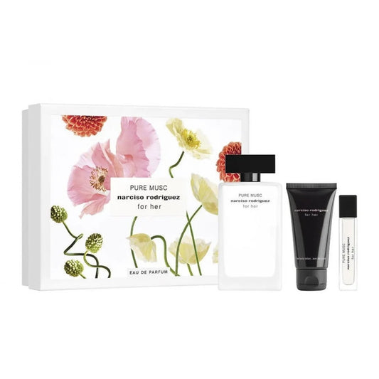 Narciso Rodriguez Pure Musc For Her Eau De Parfum 3 Pcs Gift Set