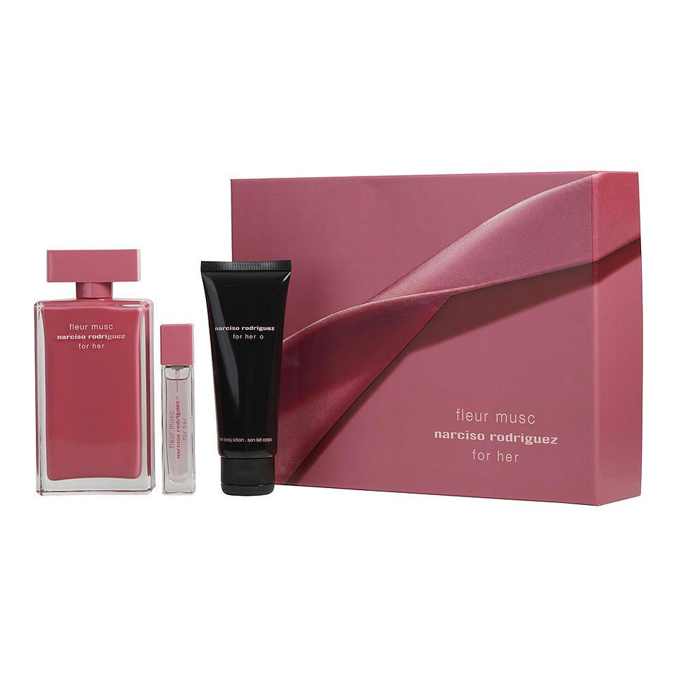 Narciso Rodriguez Fleur Musc For Her Eau de Parfum 3PCS Gift Set
