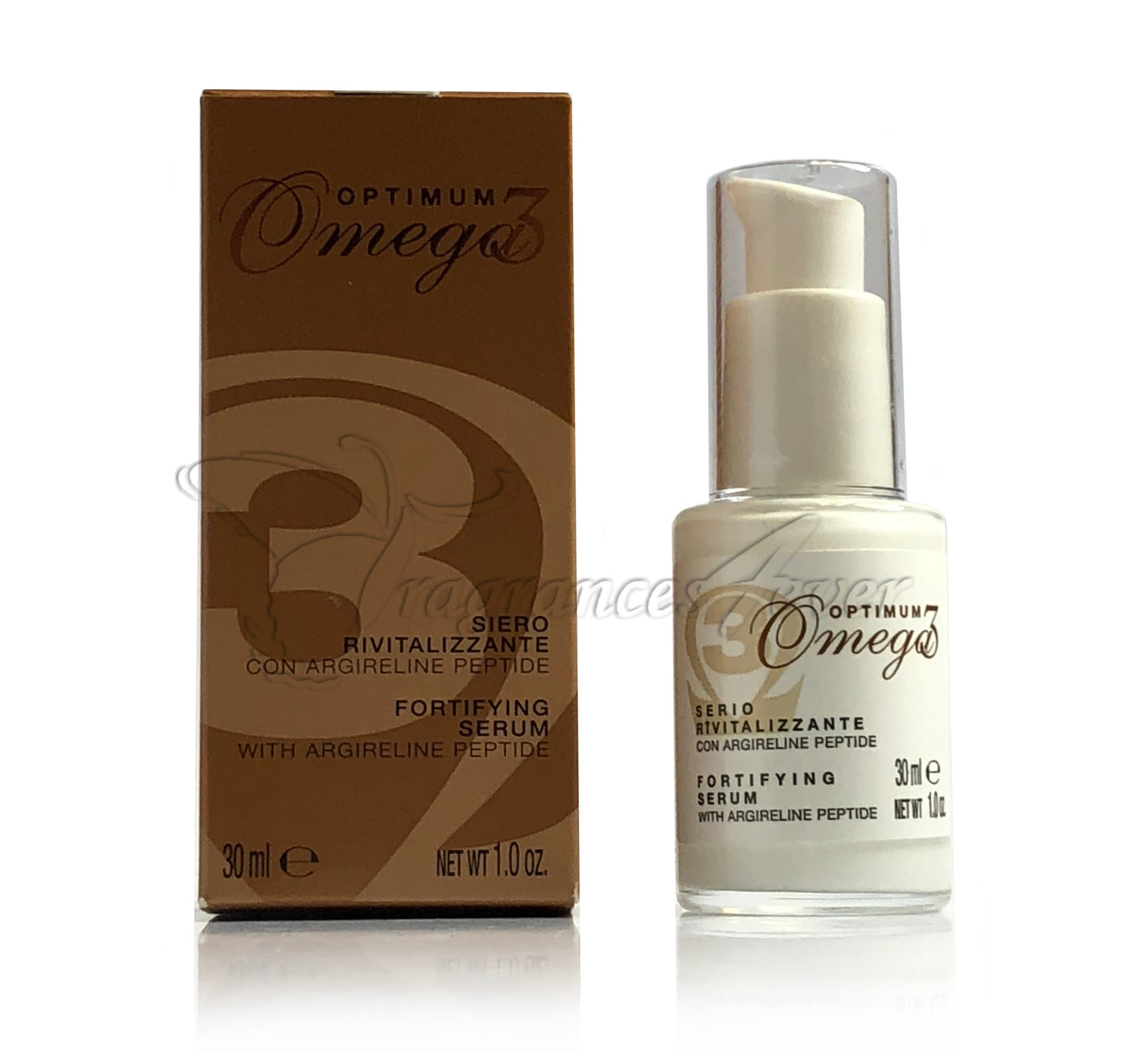Optimum Omega 3 Fortifying Serum / Lotion With Argireline Peptide 1 oz / 30 ml