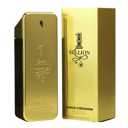 Paco Rabanne 1 One Million Eau De Toilette 6.7 oz / 200 ml For Men *Not Sealed*