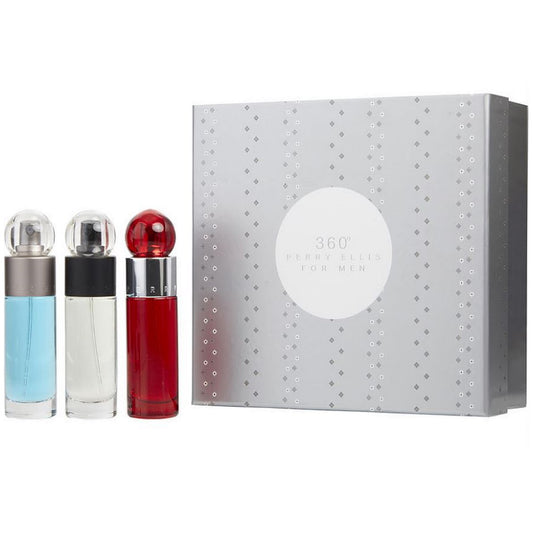 Perry Ellis 360 Eau De Toilette 3 PCS Set For Men