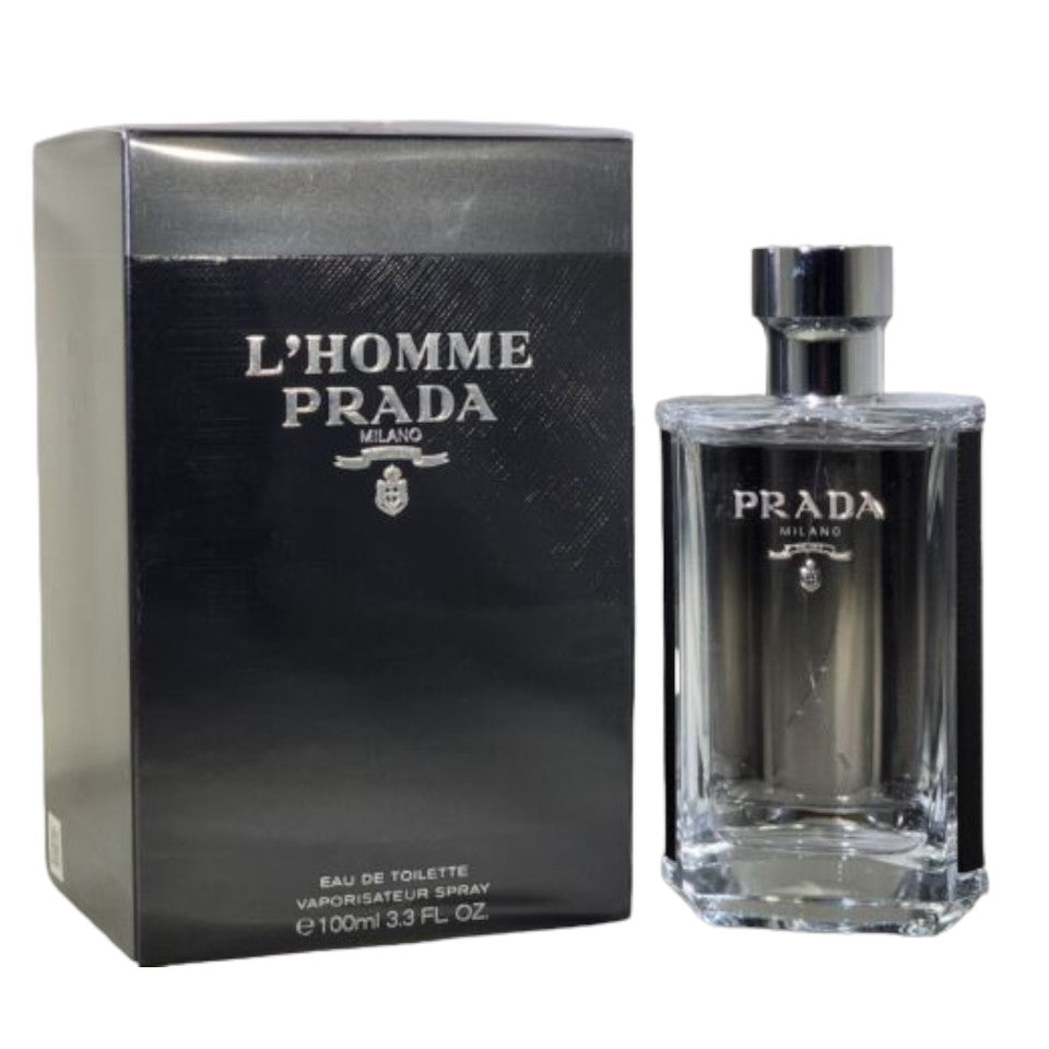 Prada L'homme by Prada Eau De Toilette Spray 3.4 oz for Men