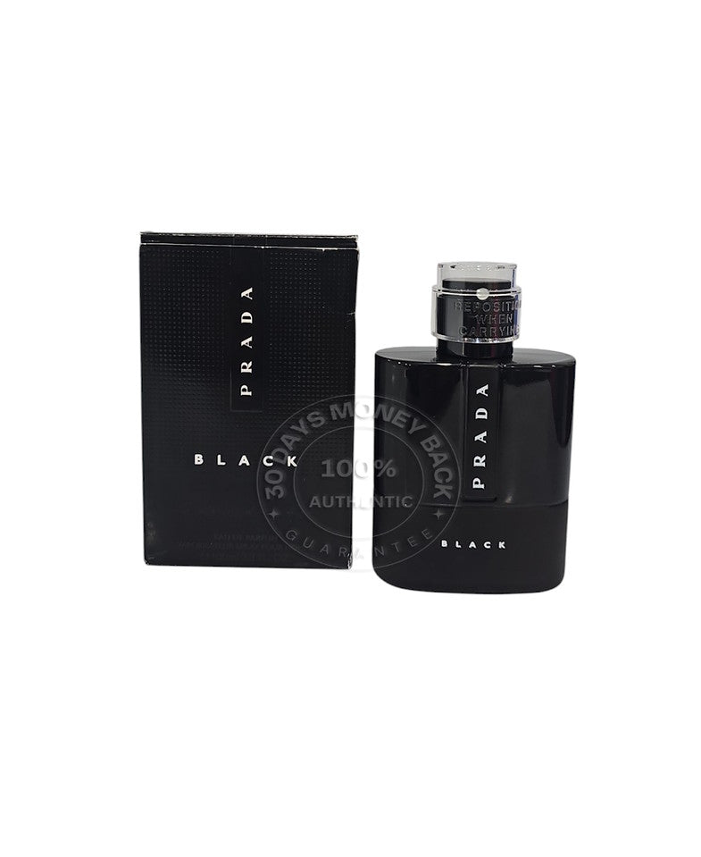 Prada Luna Rossa Black EDP 3.4 oz / 100 ml Spray For Men (As Shown)