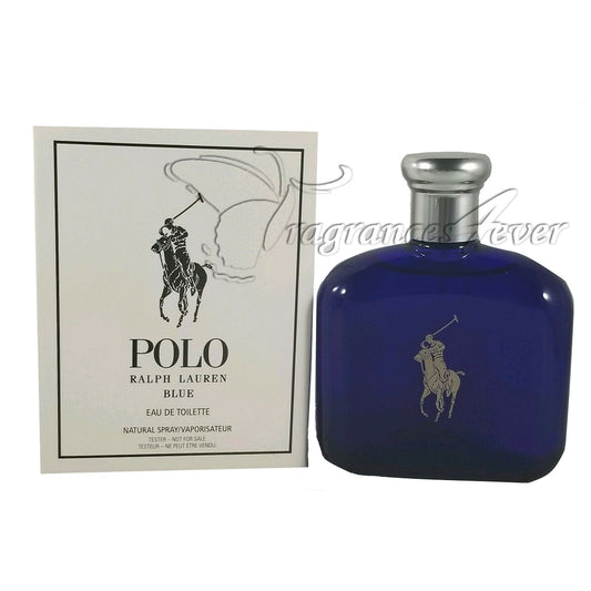 Polo Blue By Ralph Lauren Eau De Toilette 4.2 oz / 125 ml Men Spray White Box
