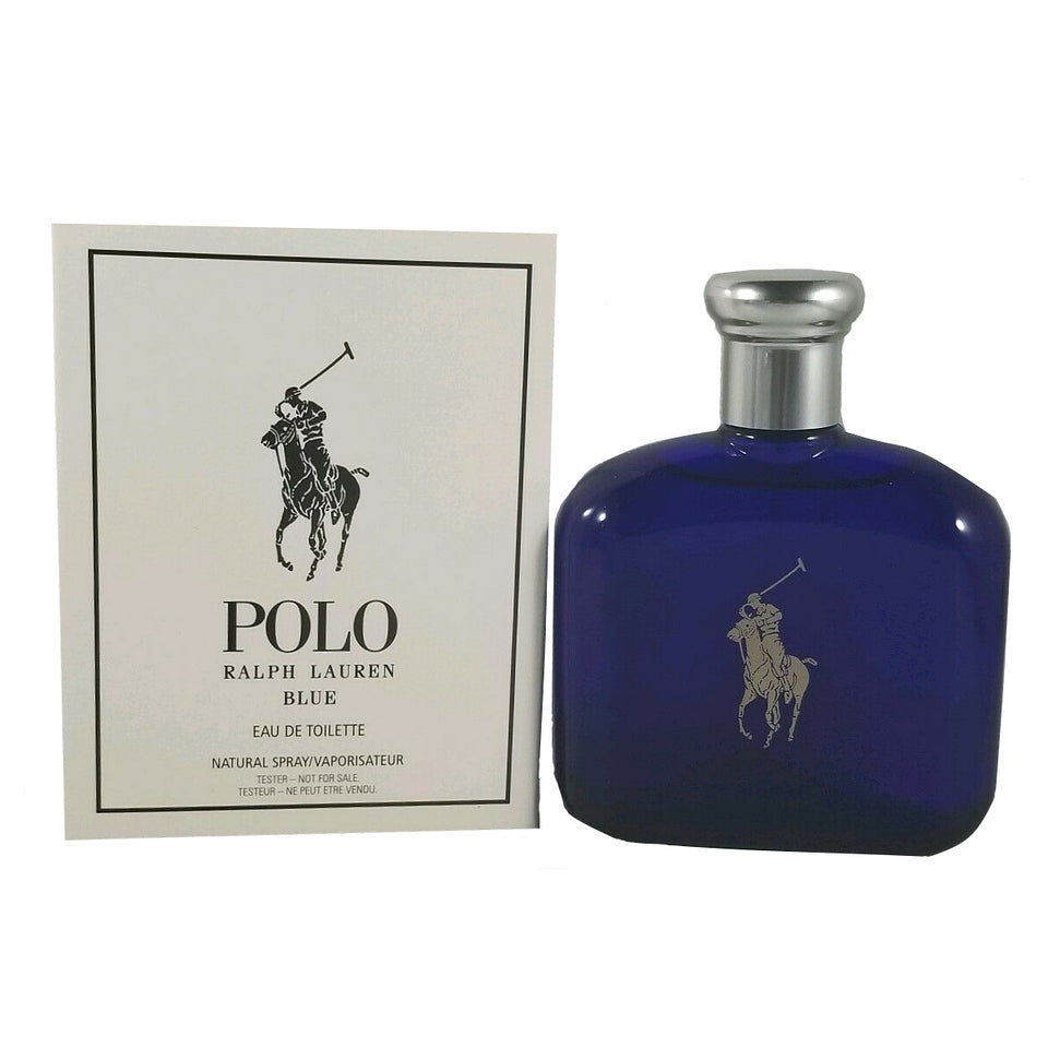 Polo Blue By Ralph Lauren Eau De Toilette 4.2 oz / 125 ml Men Spray White Box