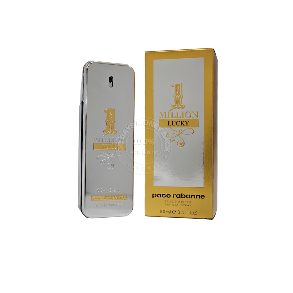 Paco Rabanne One Million Lucky Eau de Toilette 3.4 oz /100 ml Spray