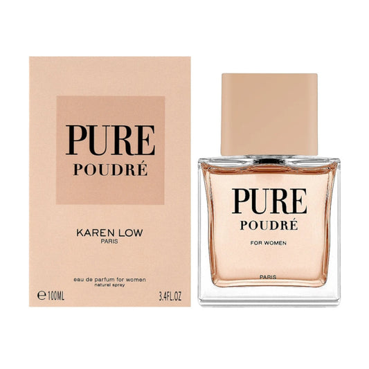 Pure Poudre by Karen Low, 3.4 oz Eau De Parfum Spray for Women