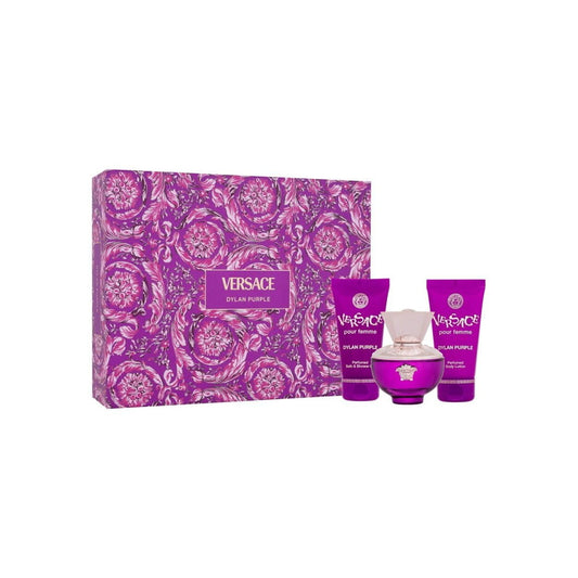 Versace Dylan Purple EDP 3 Pcs Gift Set For Women