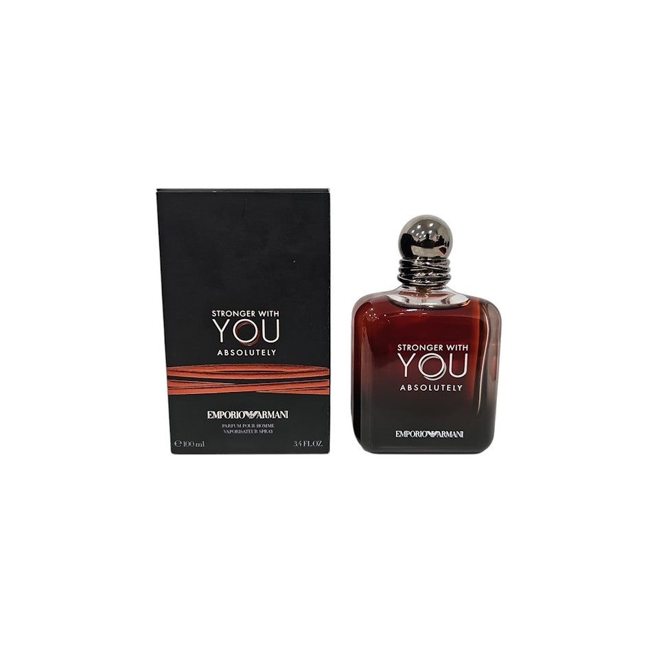 Emporio Armani Stronger With You Absolutely 3.4 oz PARFUM (Unsealed-90% fill)