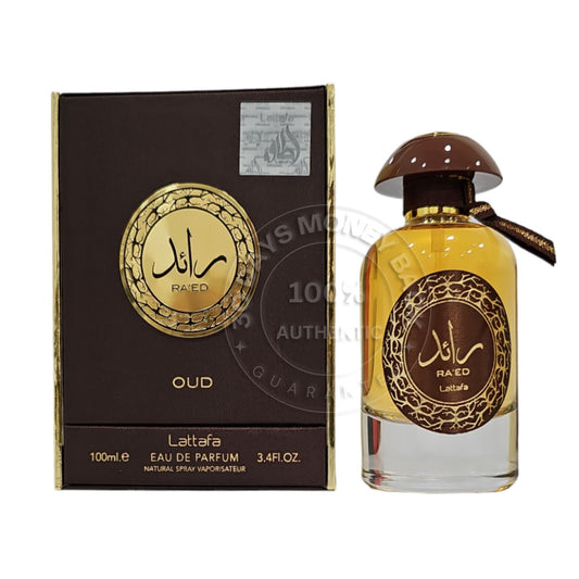 Lattafa Ra'ed Oud Perfume EDP Natural Spray - 100ml (3.4 oz)