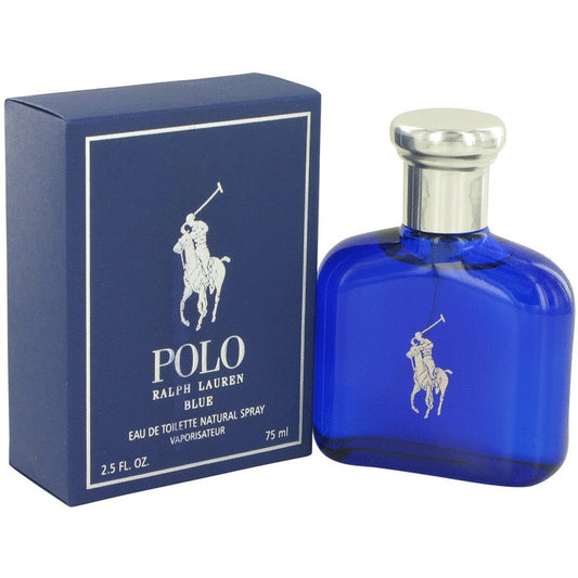 Ralph Lauren Polo Blue Eau De Toilette For Men 2.5 oz / 75 ml Spray
