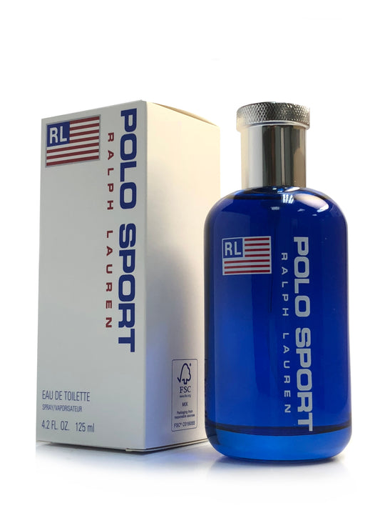 Ralph Lauren Polo Sport 4.2 oz / 125 ml Eau De Toilette For Men New In Box