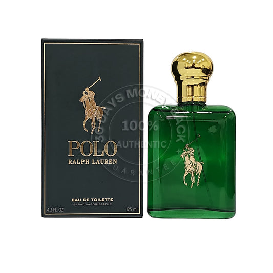 Polo Green Ralph Lauren EDT 4.2 oz / 125 ml For Men Damaged Box