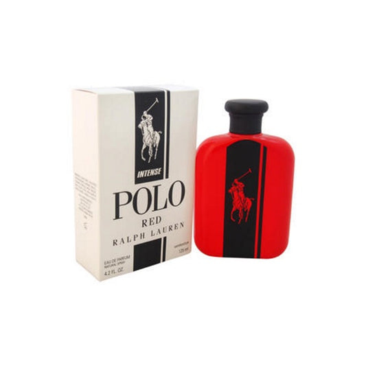 Ralph Lauren Polo Red Intense EDP Spray 4.2 oz / 125 ml Men Spray - White Box (As shown)