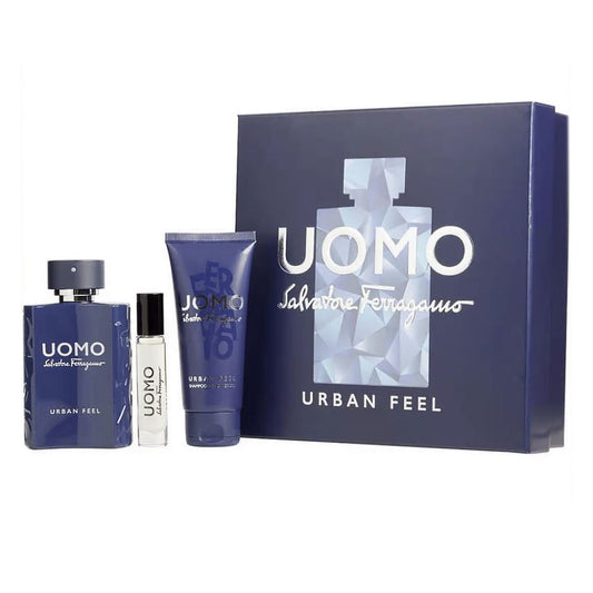 Salvatore Ferragamo Uomo Urban Feel Eau de Toilette 3PCS Gift Set