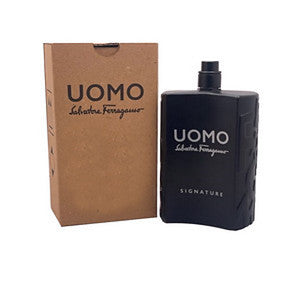 Salvatore Ferragamo UOMO Signature EDP 3.4 oz for Men (As Seen In Picture)