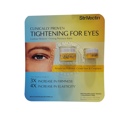 Strivectin Contour Restore Firming Moisture Balm For Eyes 2PC Fresh stock