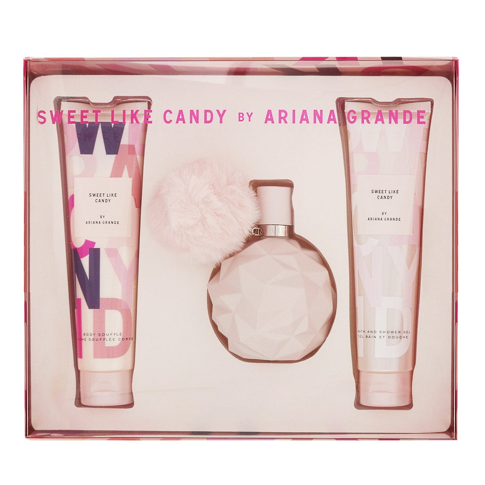 Sweet Like Candy By Ariana Grande 3 Piece Gift Set 3 Piece Gift Set With 3.4 Oz EDP Women's Gift Sets Ariana Grande