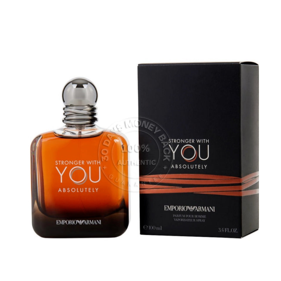 Emporio Armani Stronger With You Absolutely 3.4 oz PARFUM Pour Homme Spray
