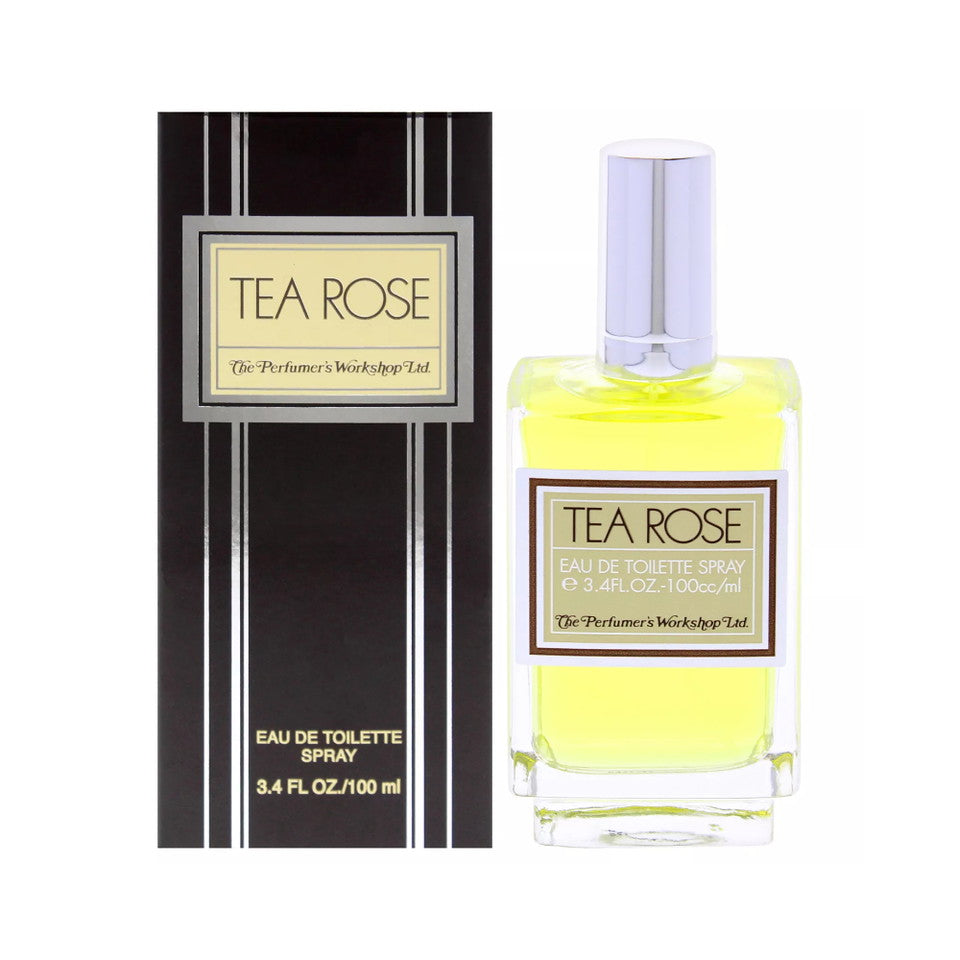 Tea Rose by Perfumers Workshop Eau De Toilette Spray 3.4 oz for Women