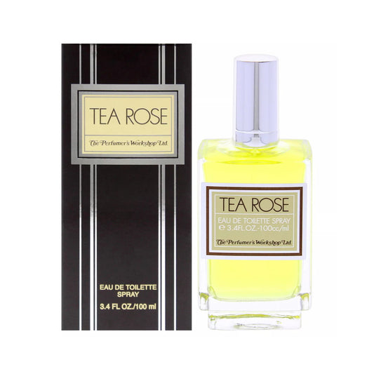 Tea Rose by Perfumers Workshop Eau De Toilette Spray 3.4 oz for Women