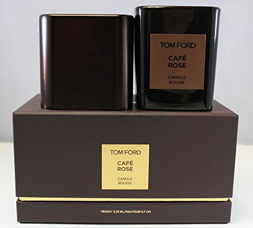 Tom Ford Cafe Rose Candle Bougie Height 2.25 In. / 5.7 cm Sealed Burns 40 Hours